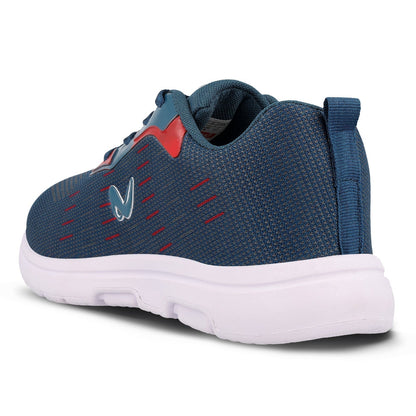 Walkaroo Boys Shoe - WS3067 Blue Red - Walkaroo Footwear