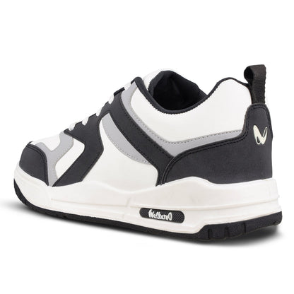 Men's Two-Tone Sneakers -  WY3478 White Black