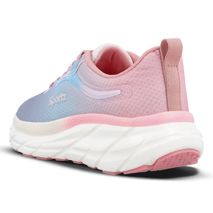 Women's Lace-up Sports Shoe - WS9917 Peach Sky