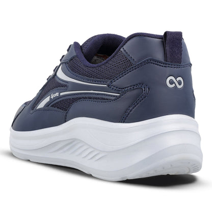 Men's Lace-up Sports Shoe - WS9628 Navy Blue