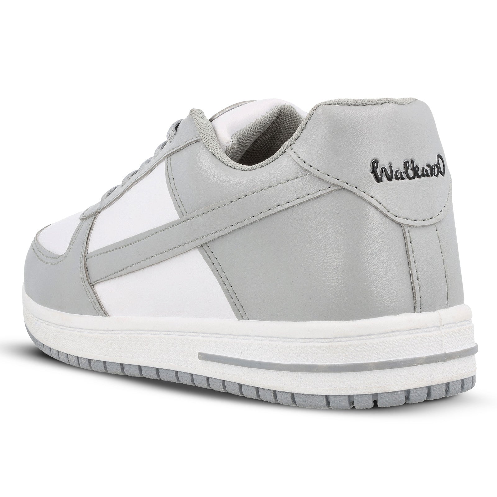 Walkaroo Men Walking Shoes - WY3335 Grey white - Walkaroo Footwear