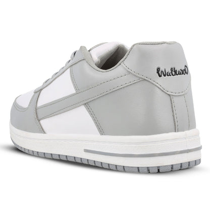 Walkaroo Men Walking Shoes - WY3335 Grey white - Walkaroo Footwear