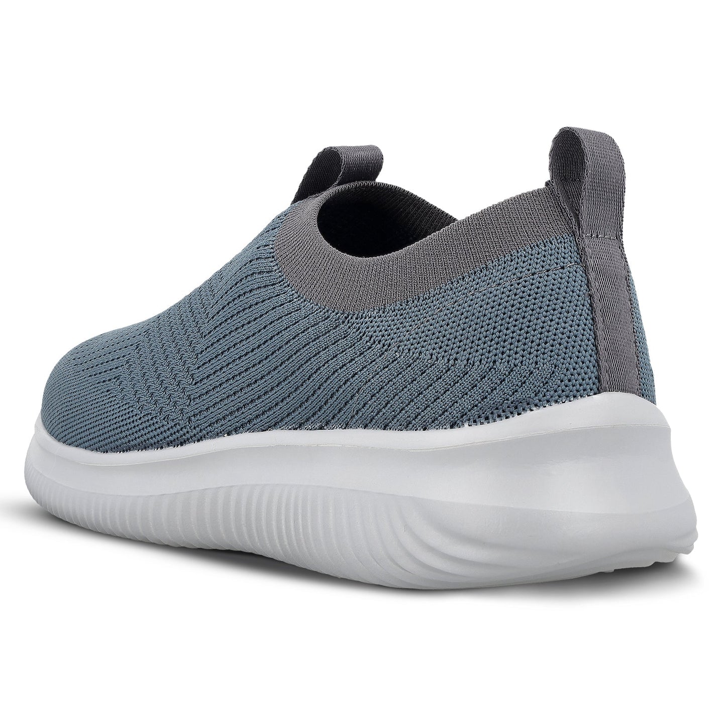 Men`s Slip-on Walking Shoes - WS9551 Cyan Grey