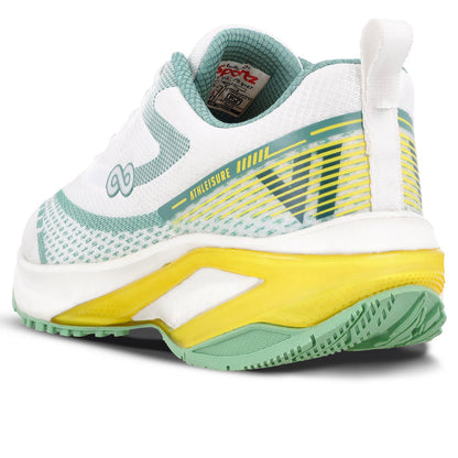 Men's Lace-up Sports Shoes - WS9167 White Mint Green