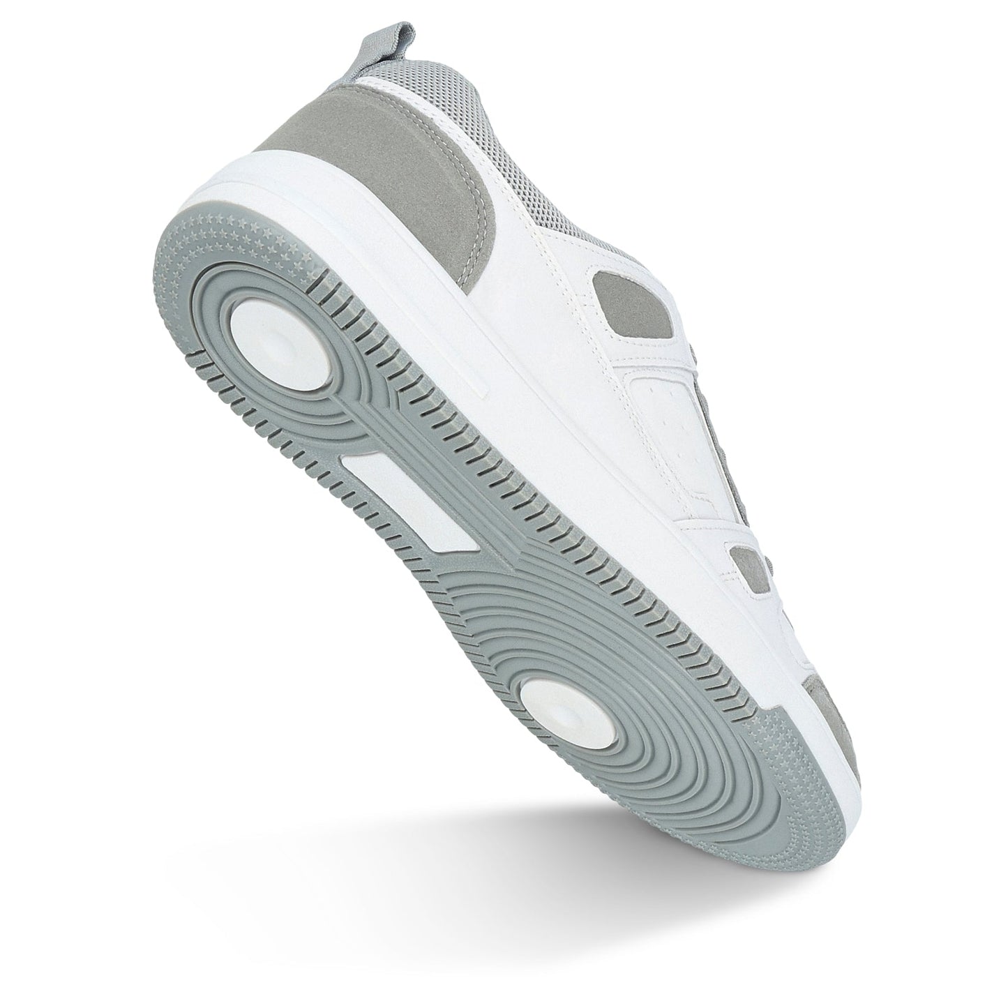 Walkaroo Mens Casual Shoes - WY3344 White Grey - Walkaroo Footwear