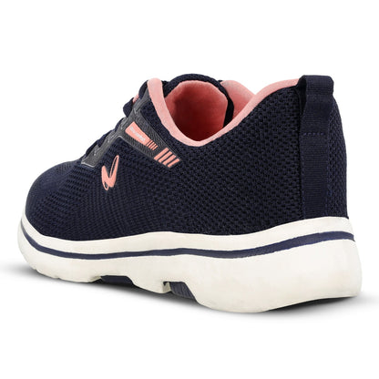 Women's Lace-up Walking Shoes - WS9901 Navy Blue