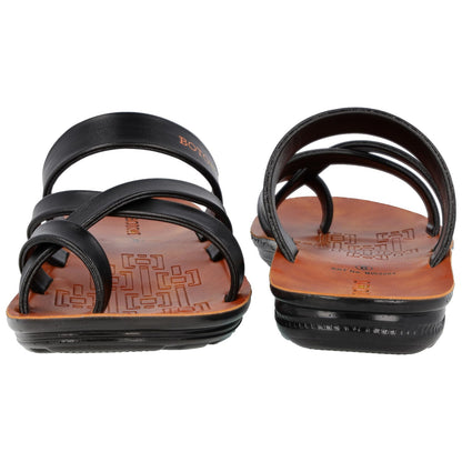 BOTOWI Men's Daily Wear Sandal - BW3504 Black