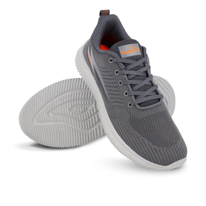 Walkaroo Men walking Shoes - WS9547 Dark Grey - Walkaroo Footwear