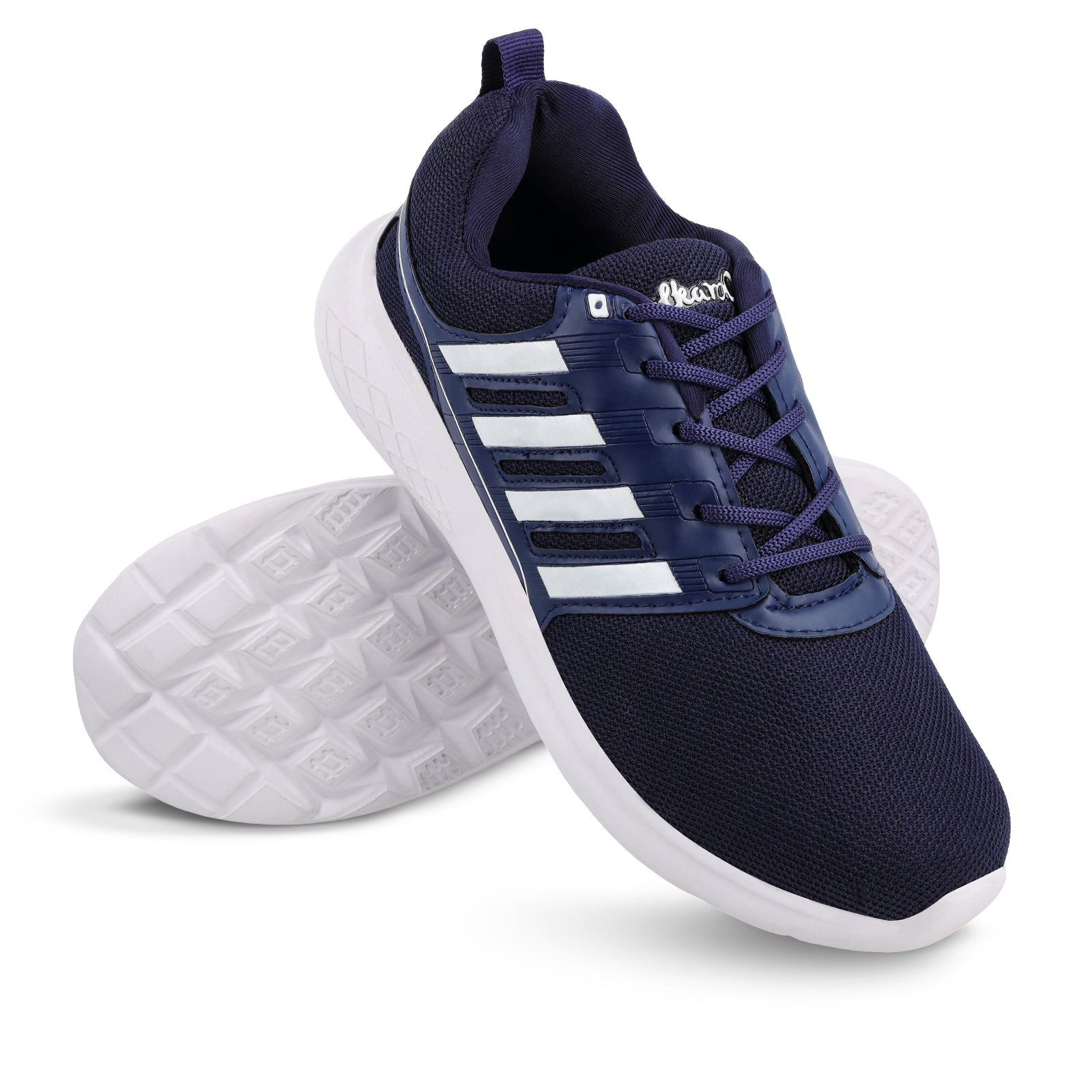 Walkaroo Men Lace-up Training Shoes - WS3008 Navy Blue - Walkaroo Footwear