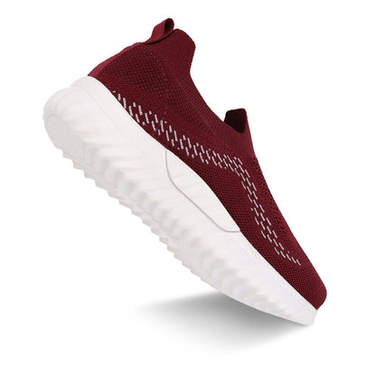 Women's Slip-on Casual Shoes - WY3355 Maroon