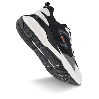 Men's Lace-up Sports Shoes - SGE24010 Black