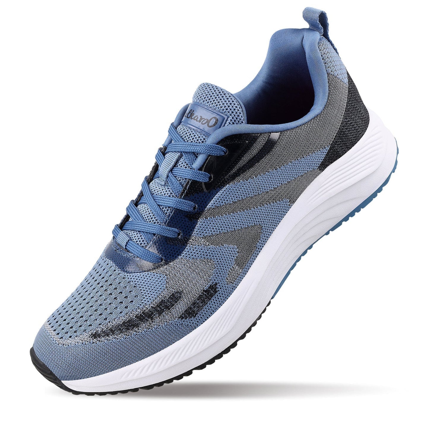 Walkaroo Men Sports Shoe - WS9109 Steel Blue - Walkaroo Footwear