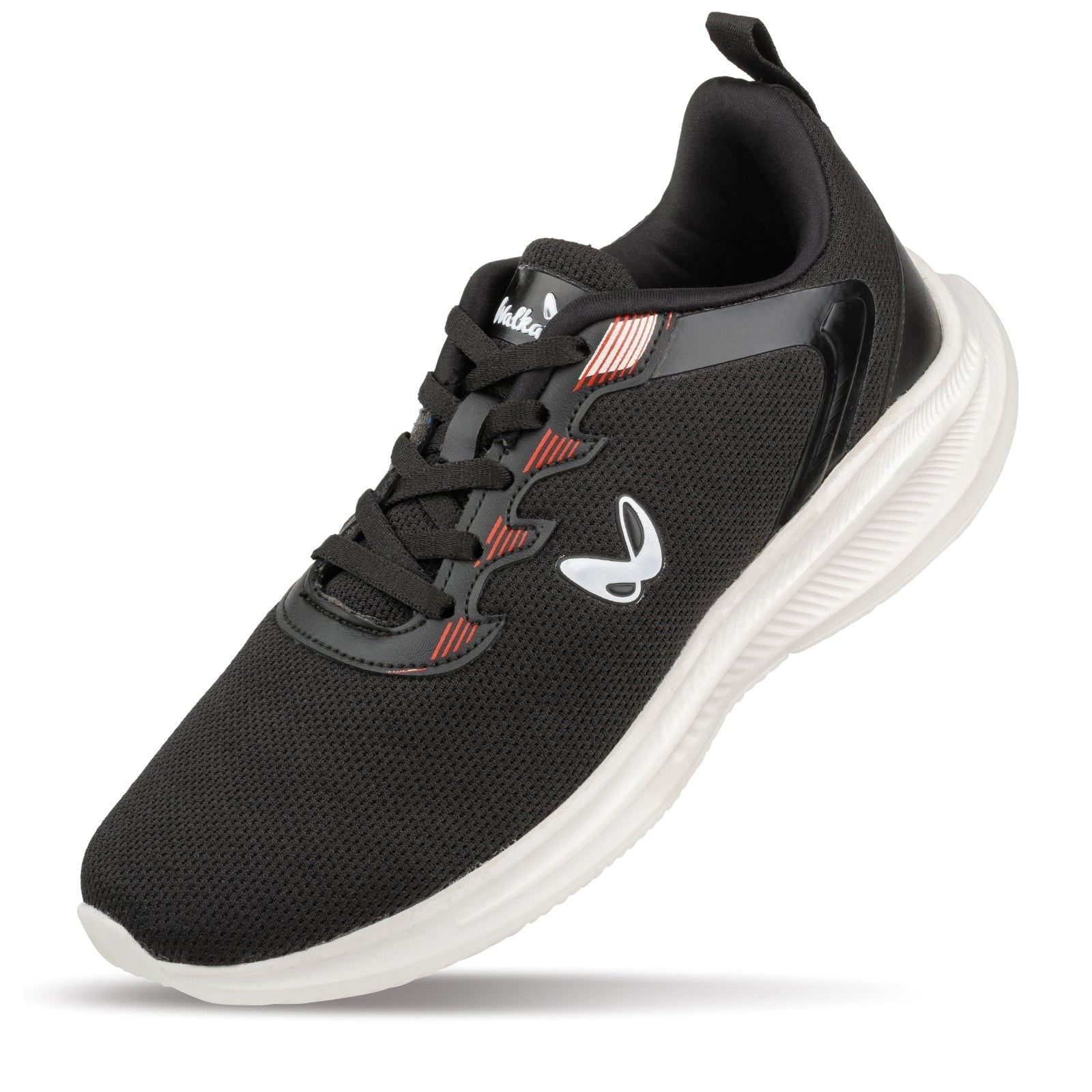 Walkaroo Running Shoes for Men - XS9760 Black - Walkaroo Footwear