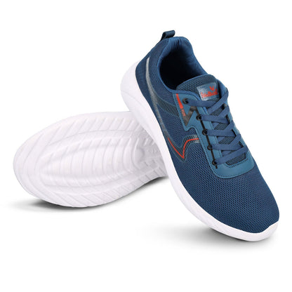 Walkaroo Men walking Shoes - WS3064 Teal - Walkaroo Footwear