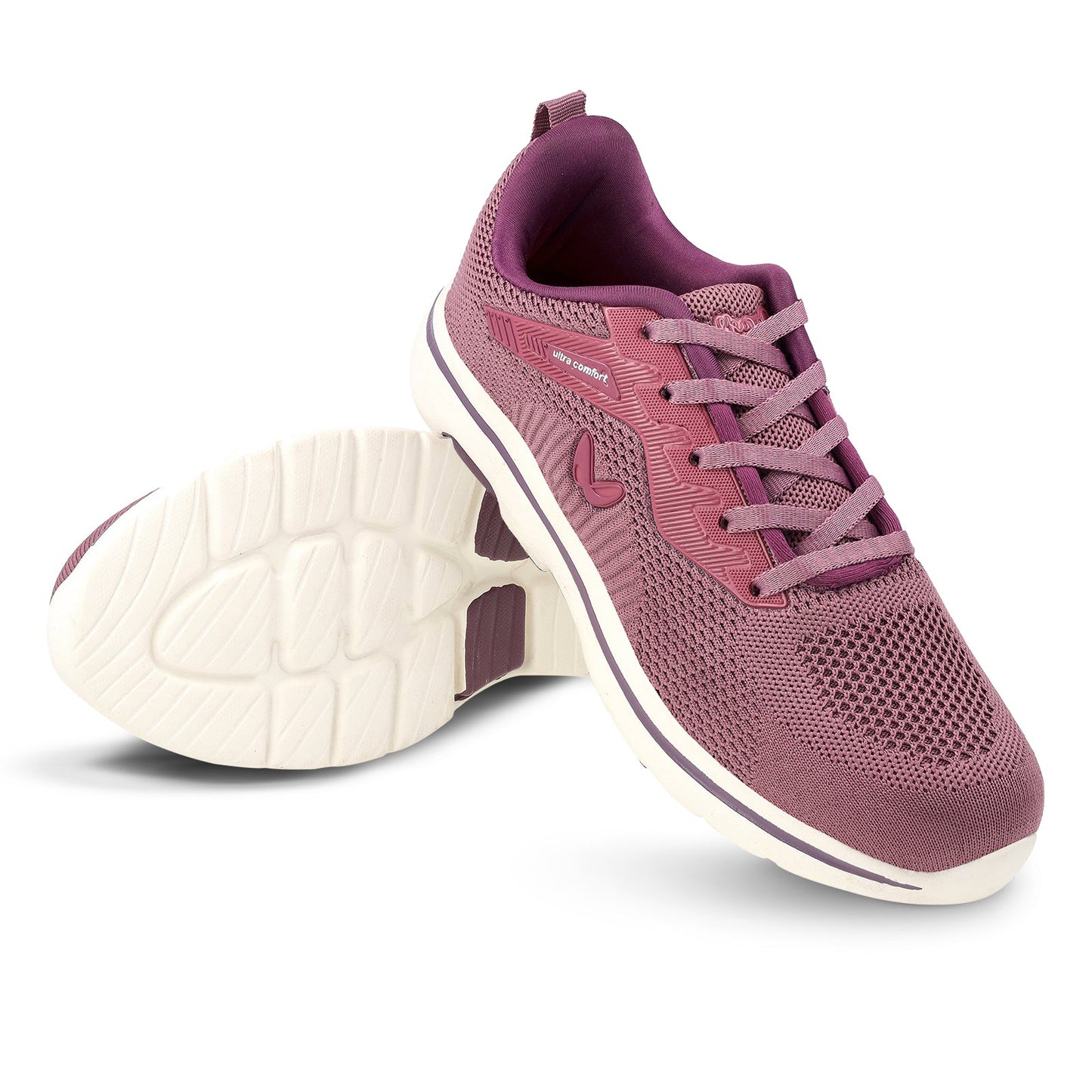 Women's Lace-up Walking Shoes - WS9901 Magenta