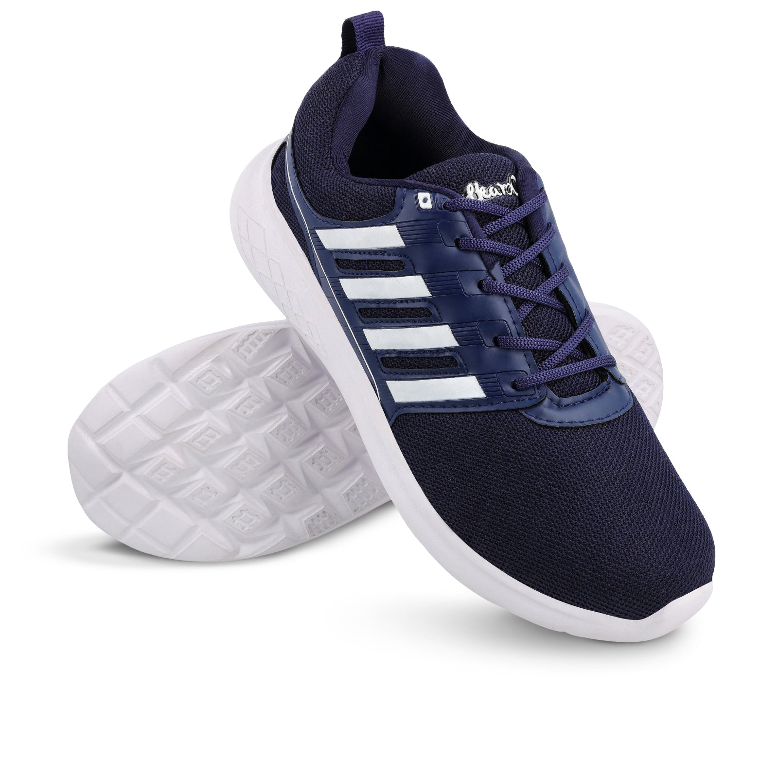 Walkaroo Boys Lace-up Training Shoes - WS3008 Navy Blue - Walkaroo Footwear