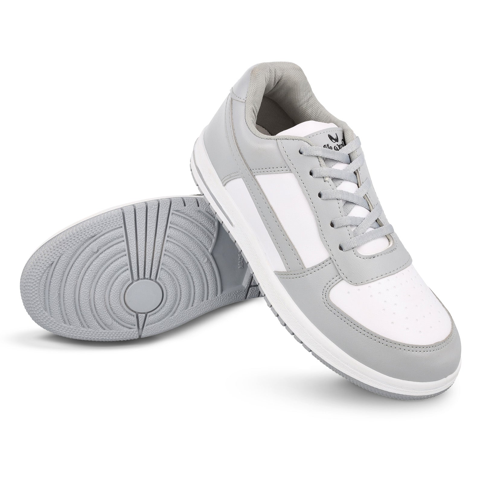 Walkaroo Men Walking Shoes - WY3335 Grey white - Walkaroo Footwear