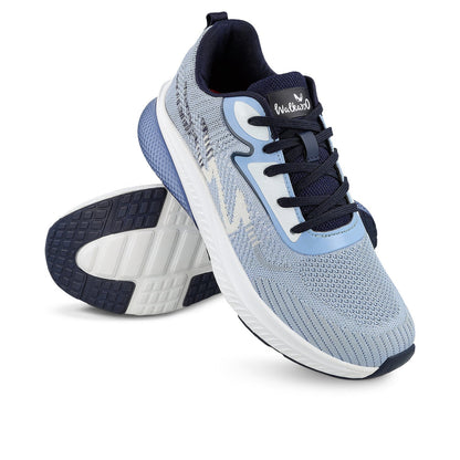 Walkaroo Men Sports Shoe - WS9108 Sky Blue - Walkaroo Footwear