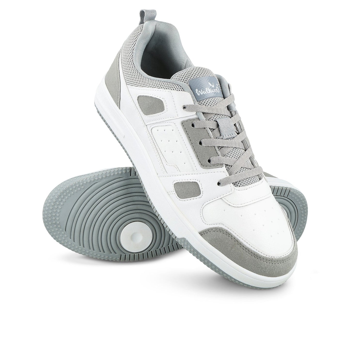Men's Casual Sneakers - WY3344 White Grey