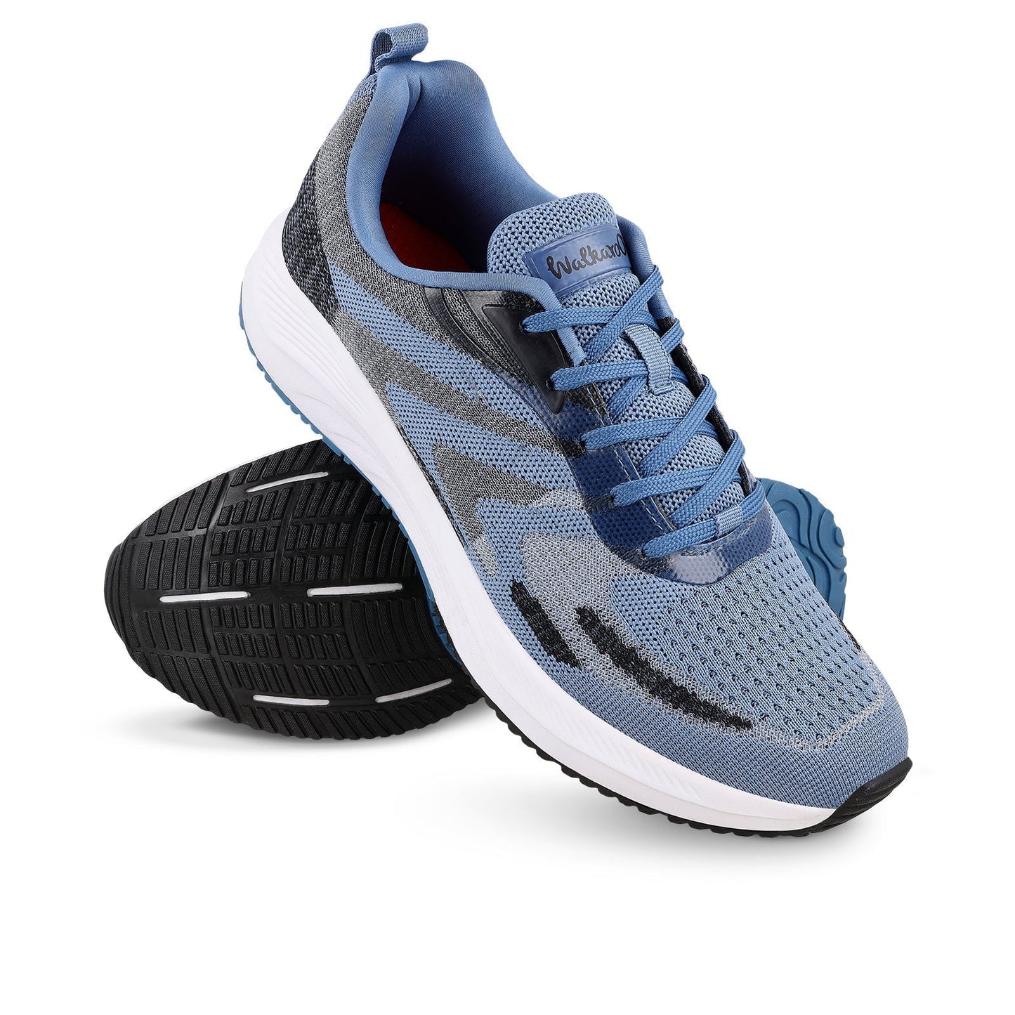 Walkaroo Men Sports Shoe - WS9109 Steel Blue - Walkaroo Footwear