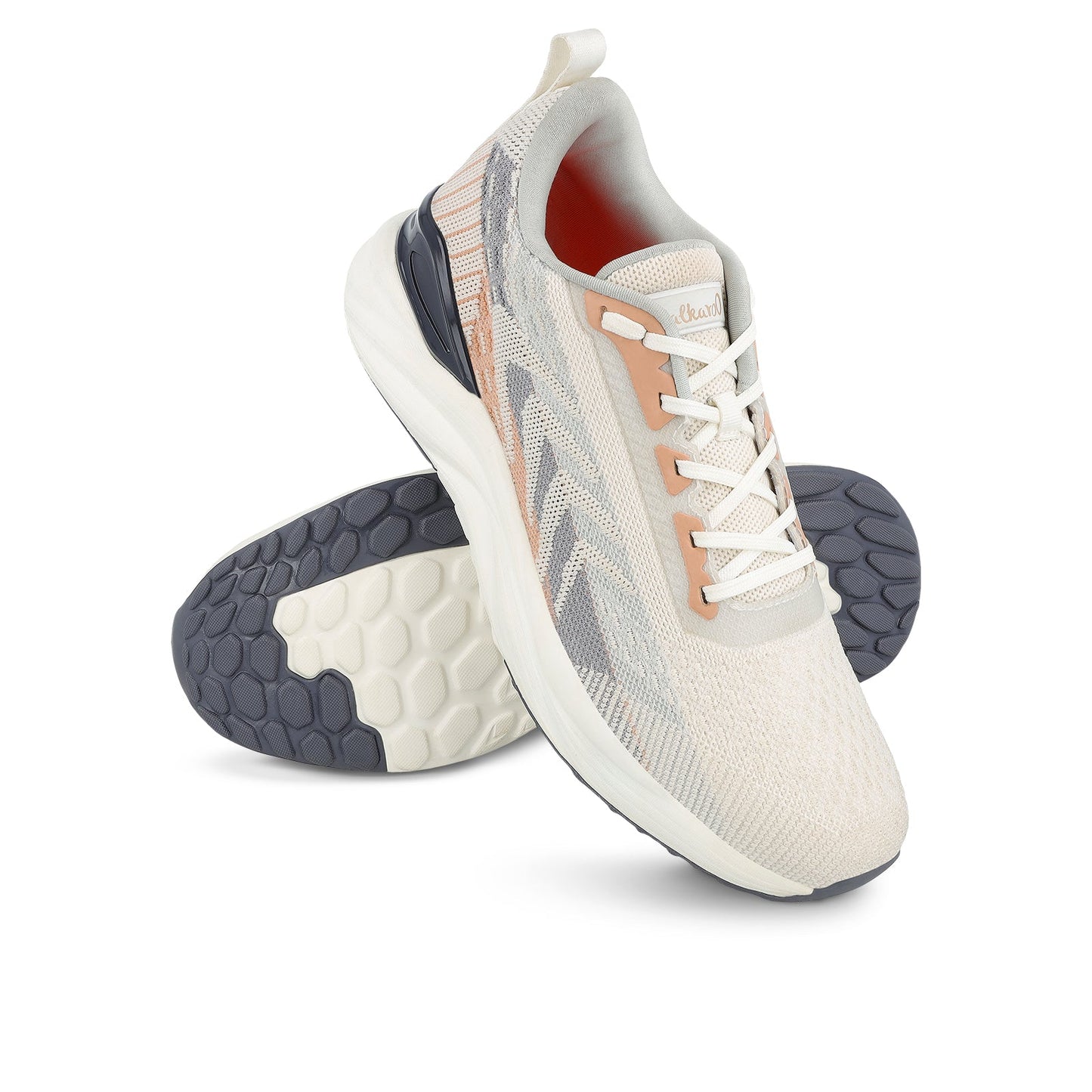 Walkaroo Men Sports Shoe - WS9110 Grey Beige - Walkaroo Footwear