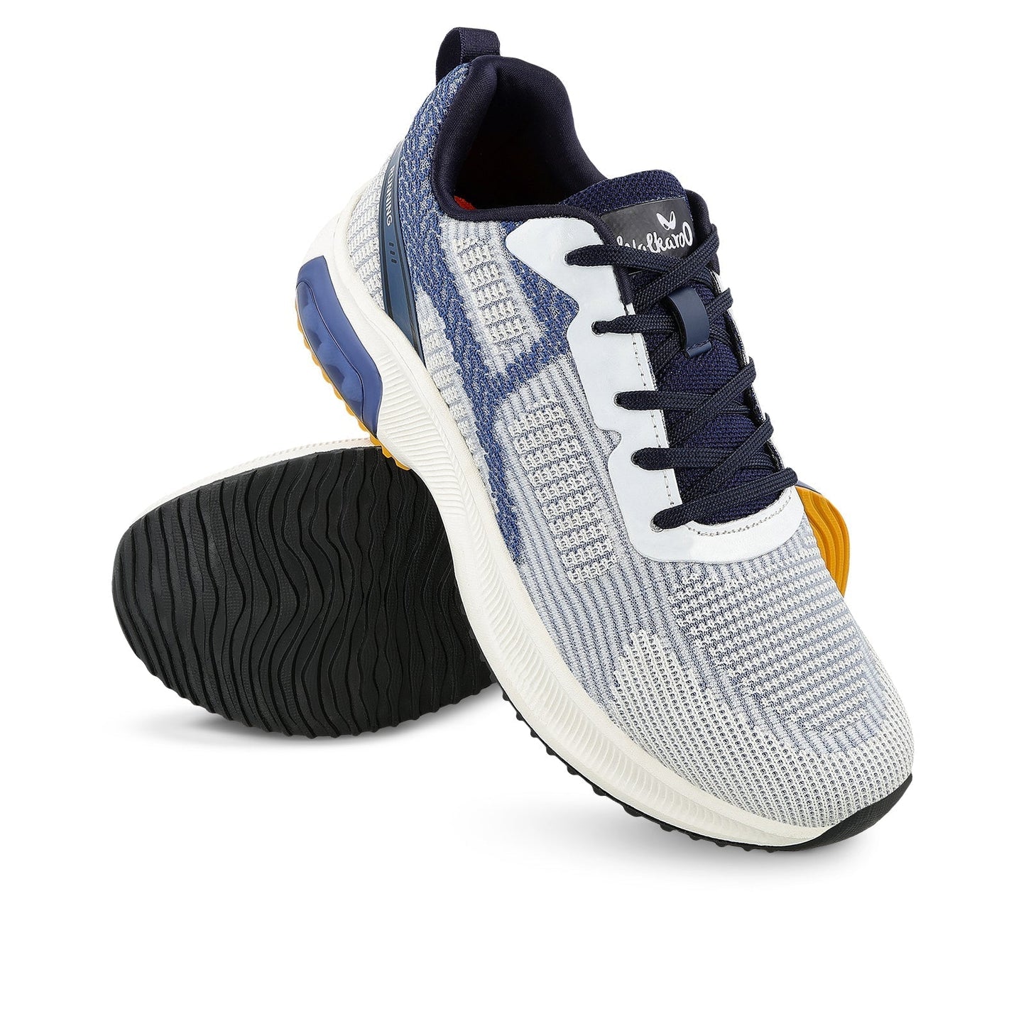 Walkaroo Men Sports Shoe - WS9107 Blue White - Walkaroo Footwear