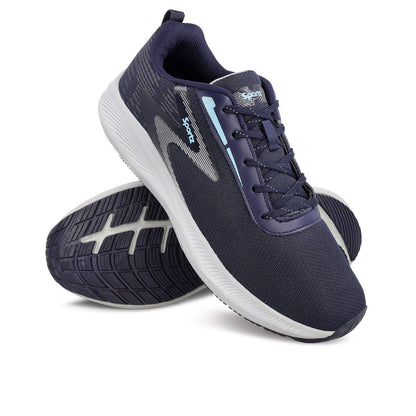 Stylex Men's Lace-up Sports Shoe - Navy Blue