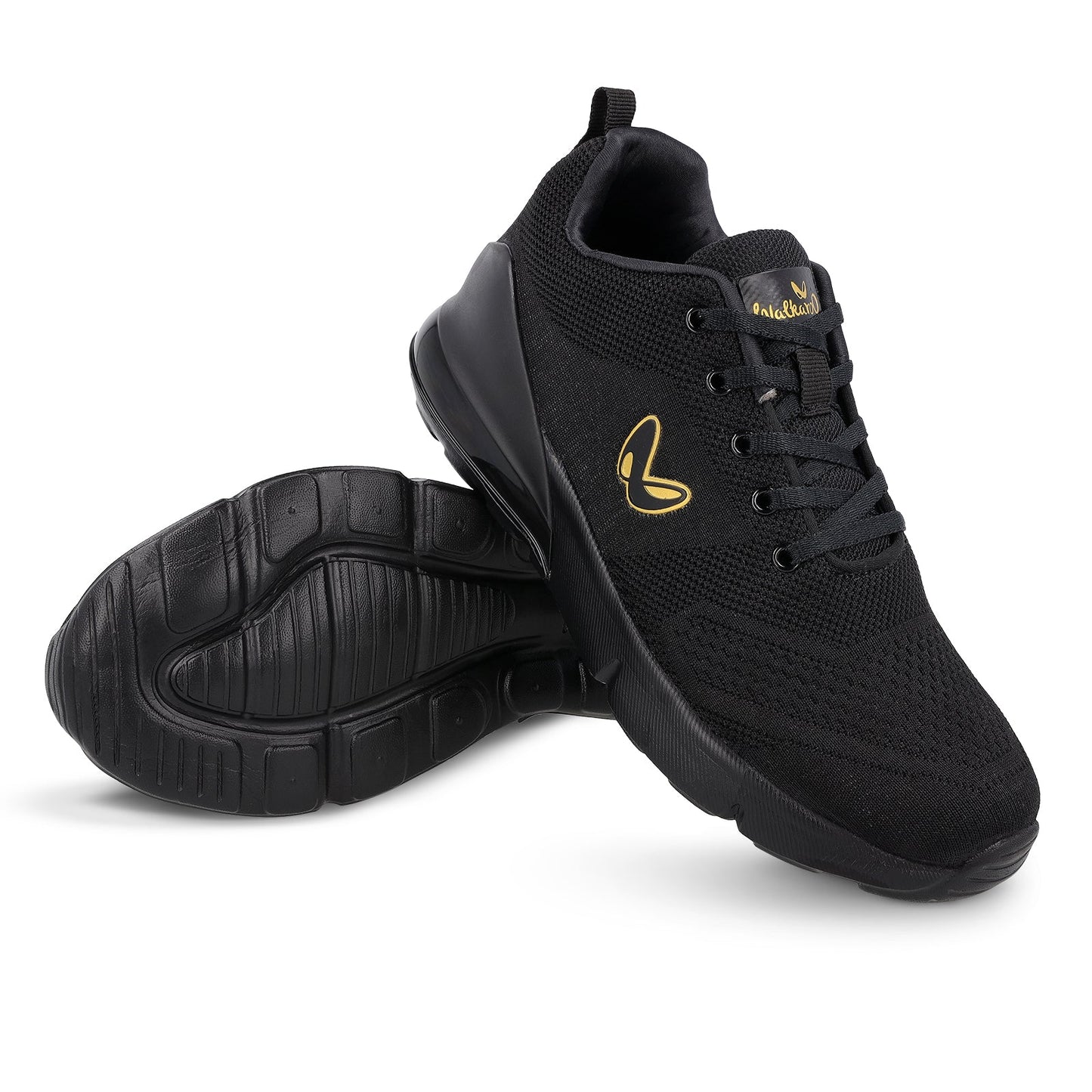ALPHA-GO Men's Lace-up Sports Shoe - XS9751 Black Gold