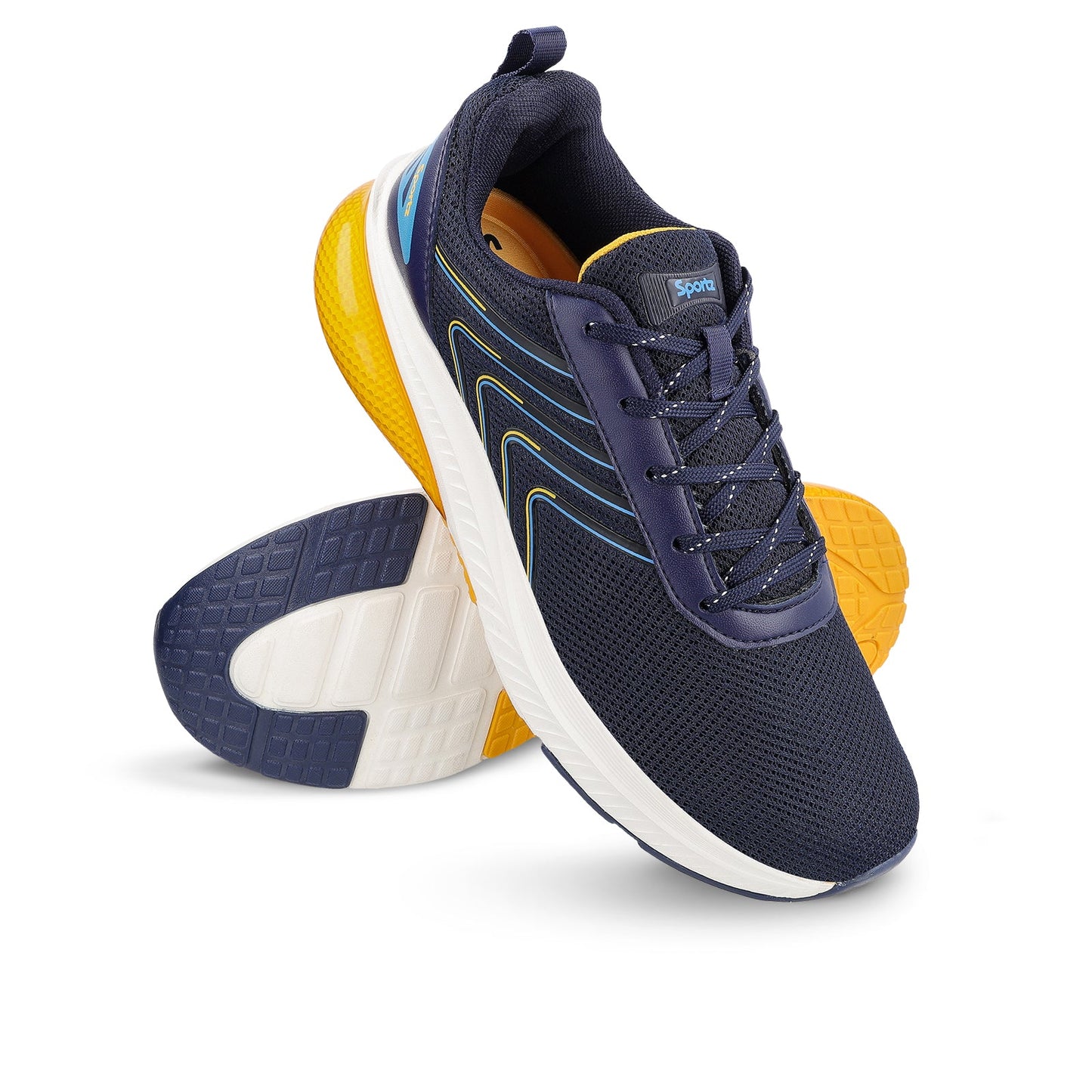 WENGOR Men's Lace-up Sports Shoe - Navy Blue