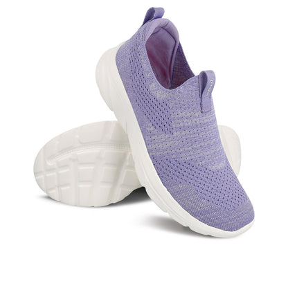 Women's Slip-On Walking Shoes - WS9912 Lilac