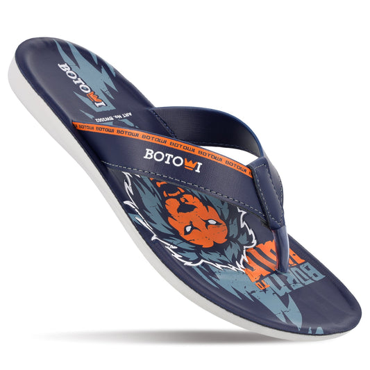 BOTOWI Men's Slipper - BW3502 Blue Orange