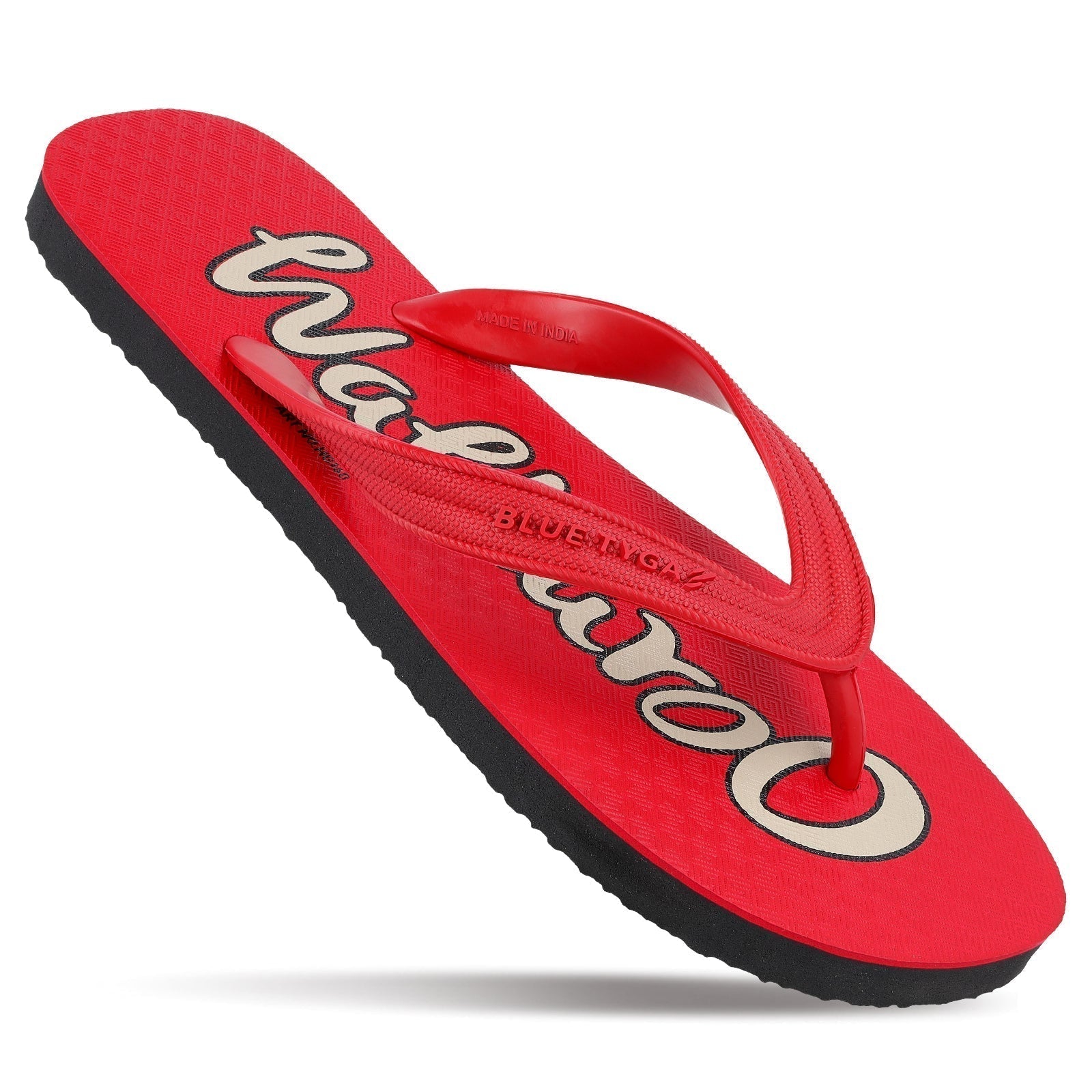 Walkaroo Gents Flip Flop Thong - HG160 Red Black - Walkaroo Footwear