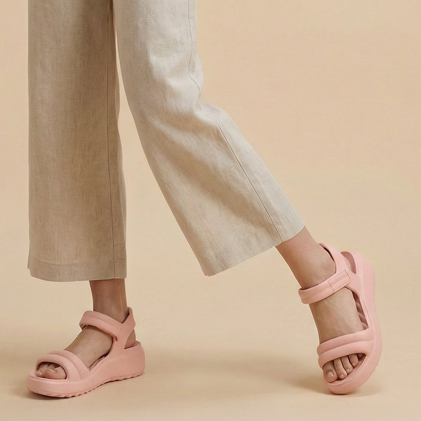 Women's Daily Wear Sandal - MI603 Rose