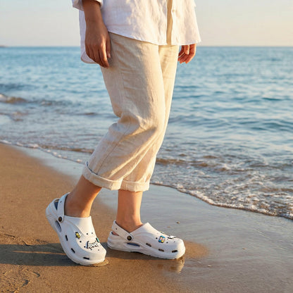 Women's Clogs - MI604 Light Grey