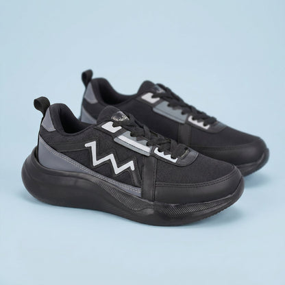 Men's Lace-up Sports Shoe -ONG97006 Black Grey