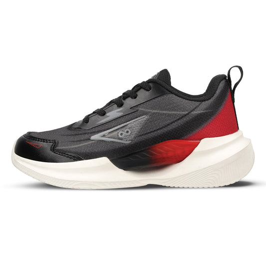 Boy's Lace-up Sports Shoe - SBE22005 Black Red