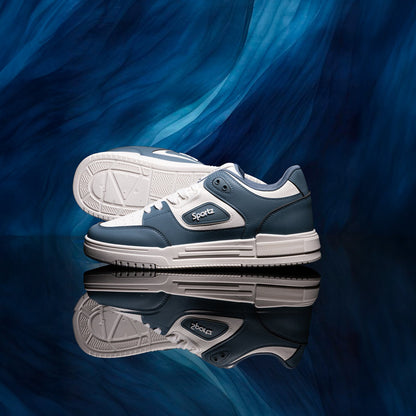 Men's Sports Sneakers - SGE24001 White Blue
