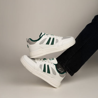 Men's Sports Sneakers - SGE24003 White Green