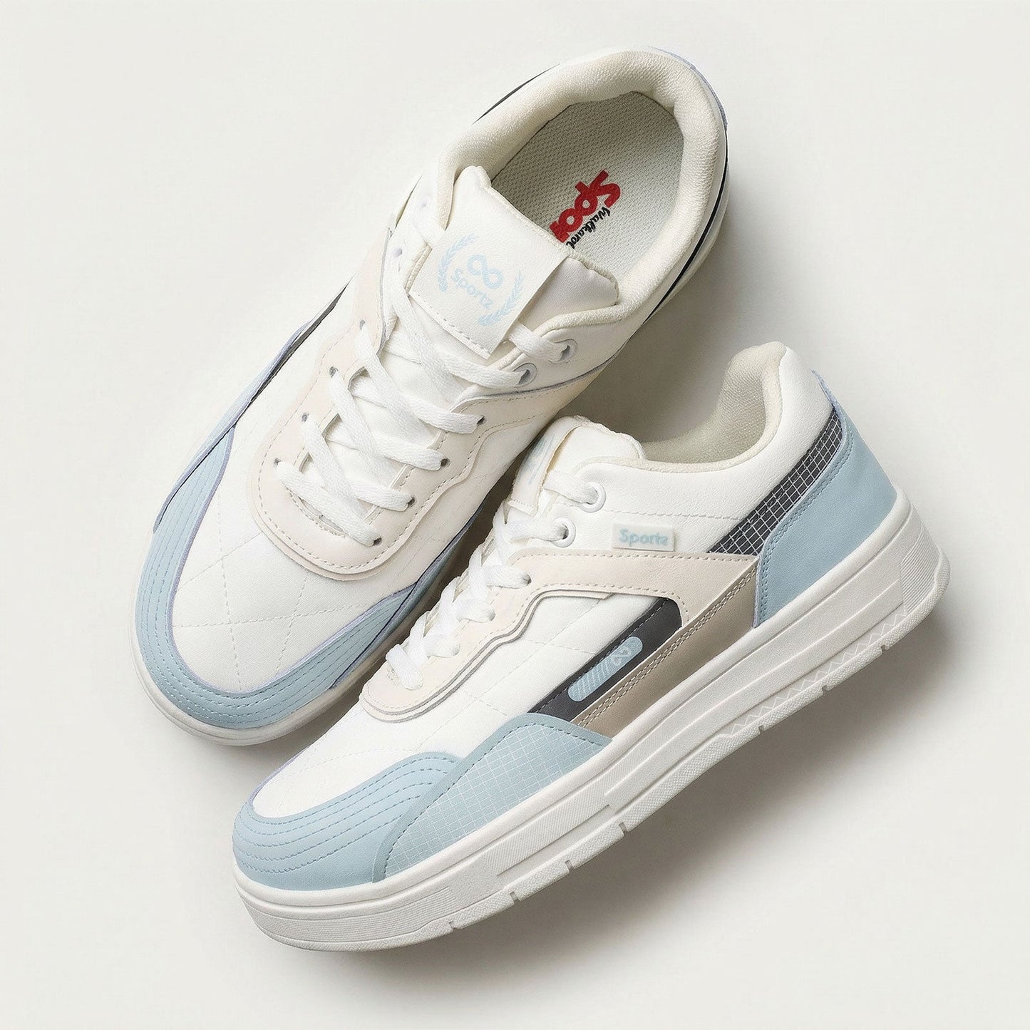Men's Sports Sneakers - SGE24005 White Blue