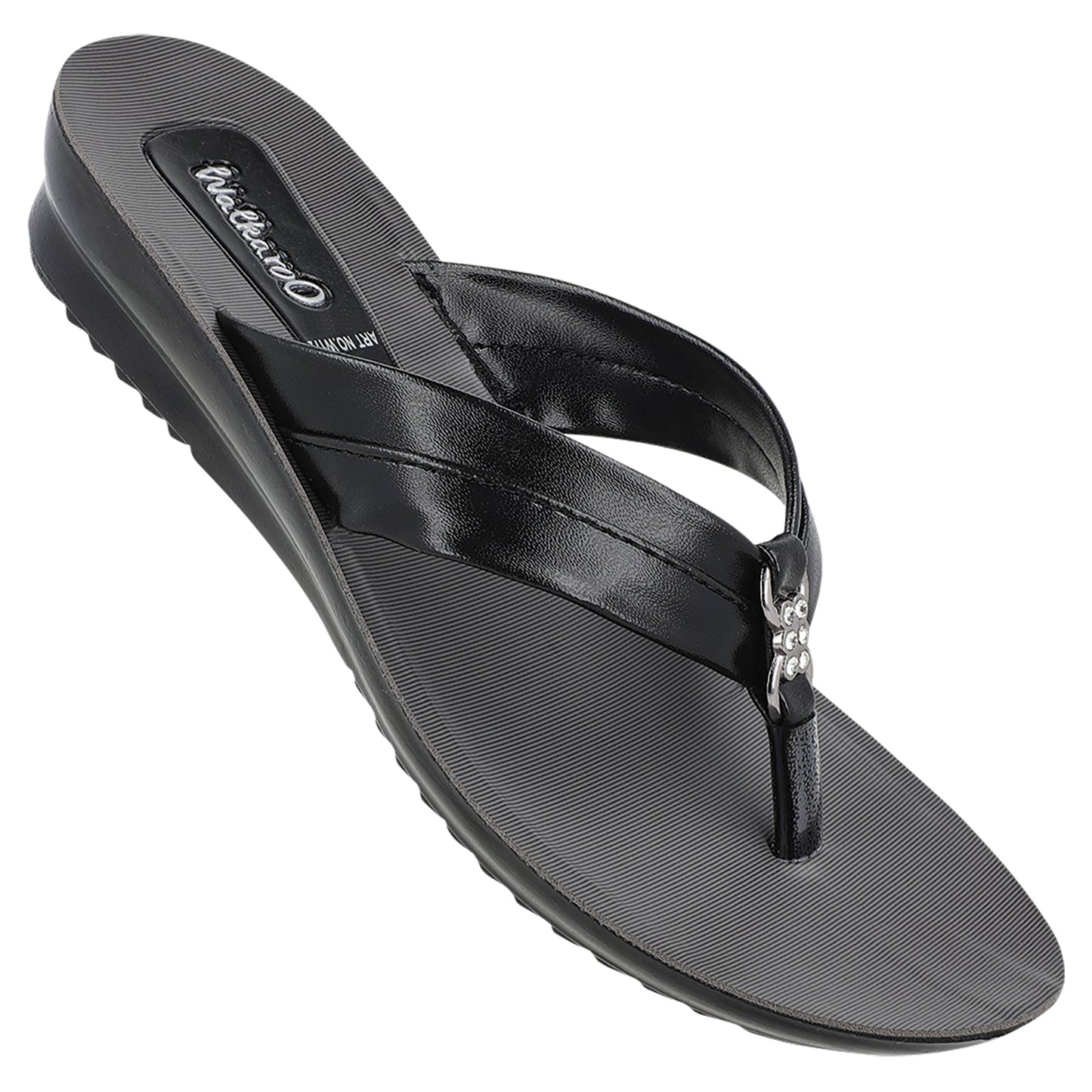 Women's Daily Wear Sandals  - W172 Black