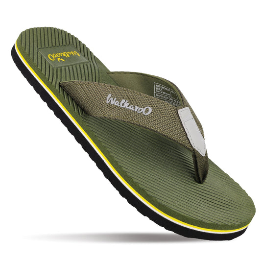 Men's Flip-Flop Slippers - WC4235 Olive