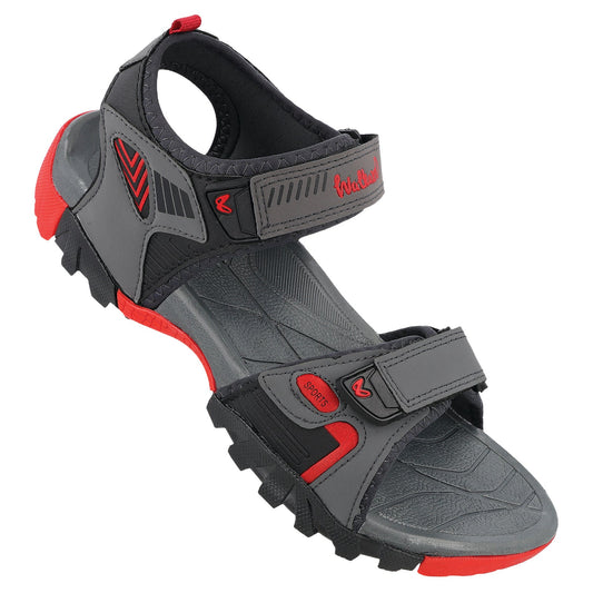 Men's Sports Sandal - WC4441 Grey Red