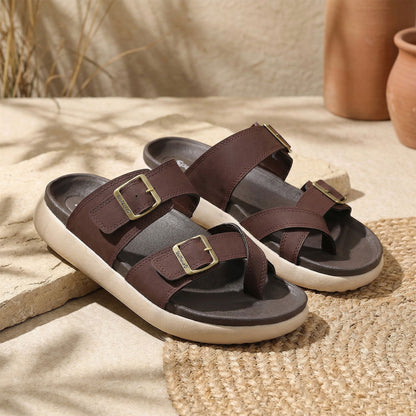 Men's Daily Wear Comfort Sandals - WC4483 Brown