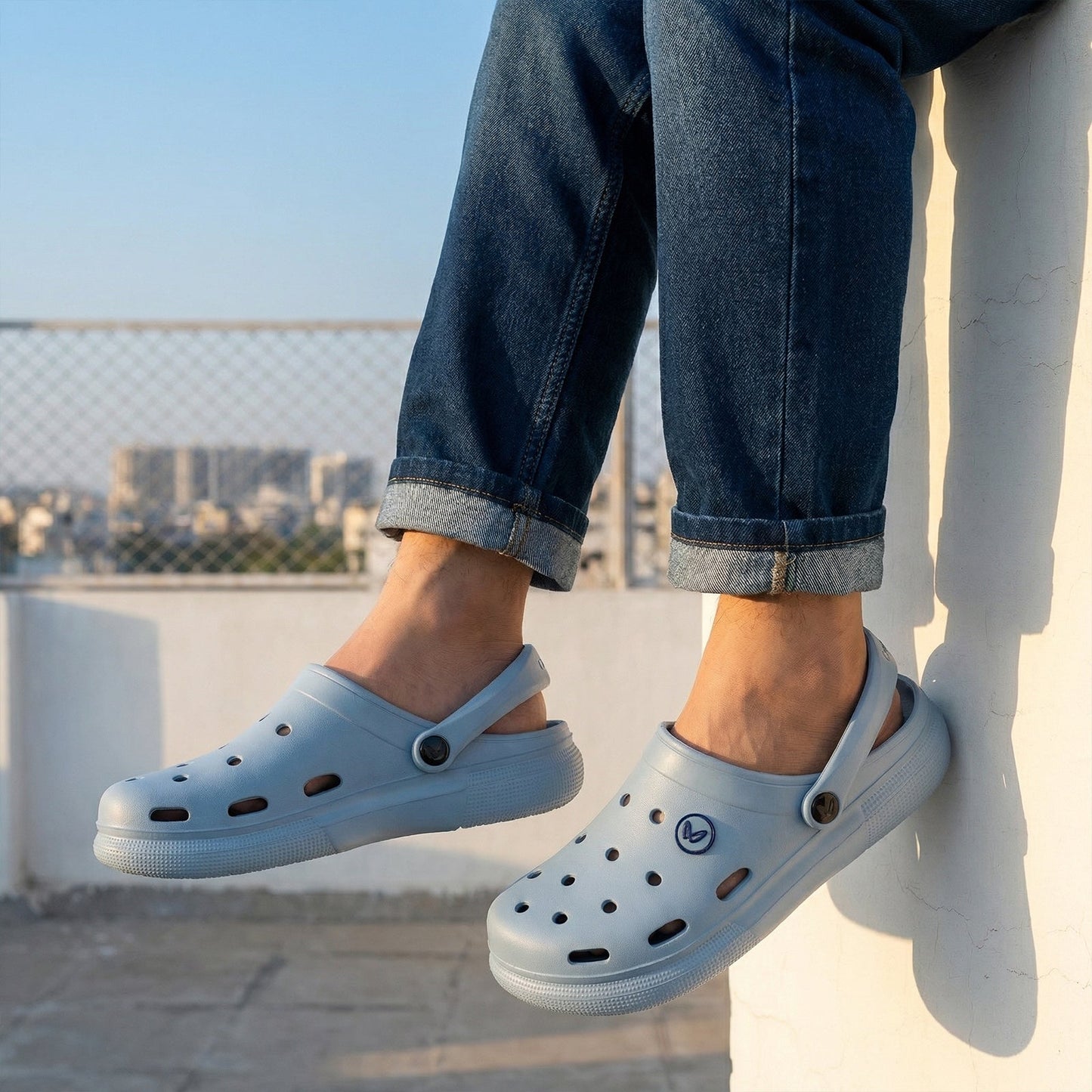 Men's Clogs  - WC4843 Aqua Blue