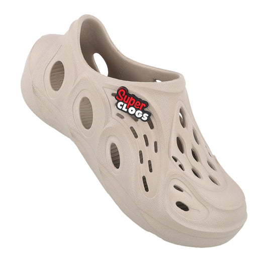 Boy's Superclogs  - WC8710 Greige