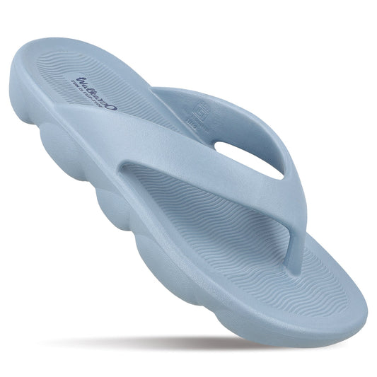 Men's Flip-Flop Slippers - WC8789 Aqua Blue