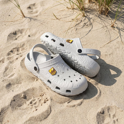 Men's Clogs  - WC8801 Light Grey