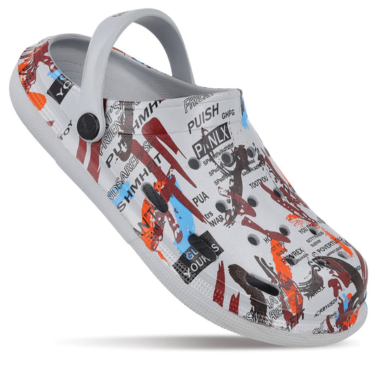 Men's Clogs  - WC8824 Light Grey