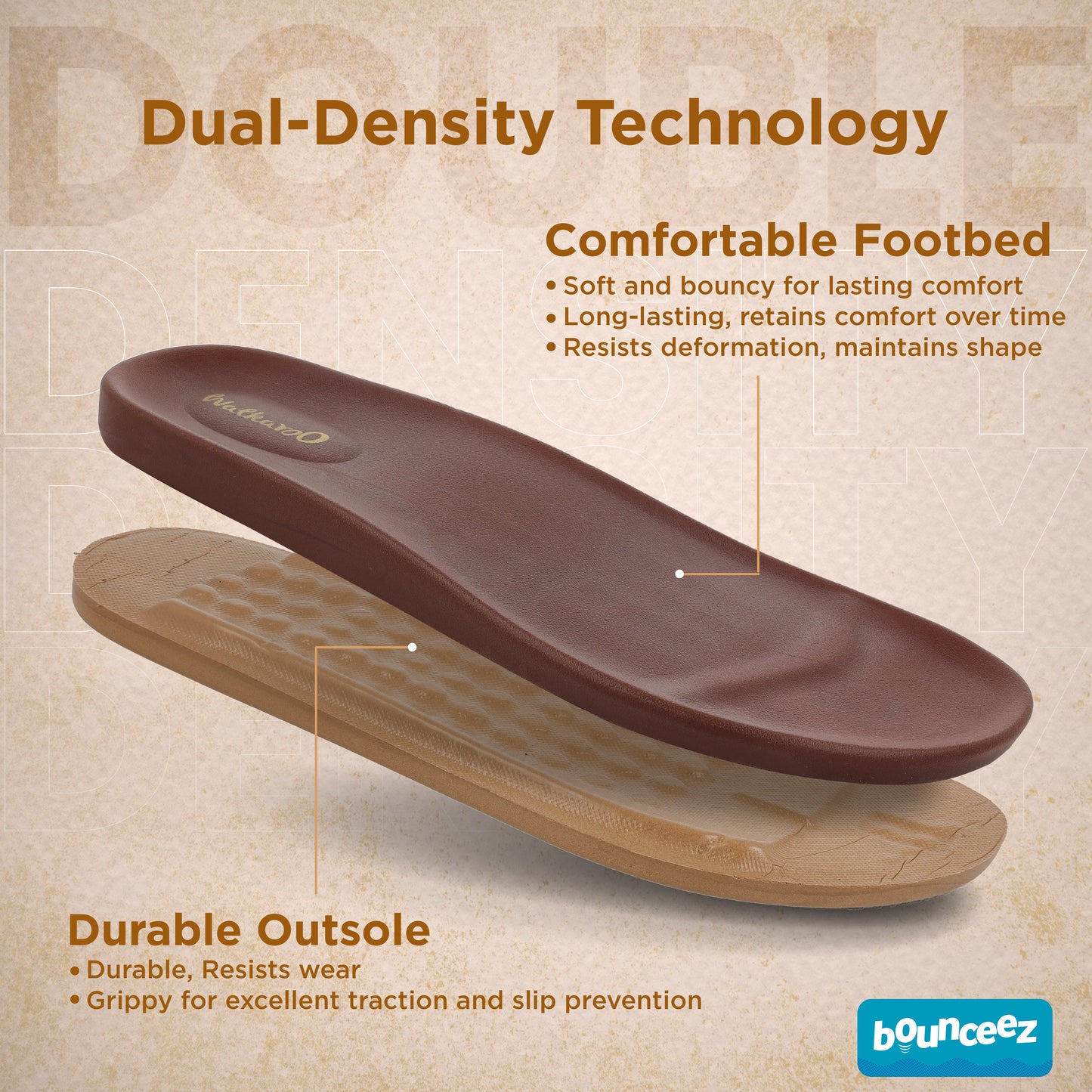 Men's Daily Wear Comfort Sandals - WGP53140 Brown