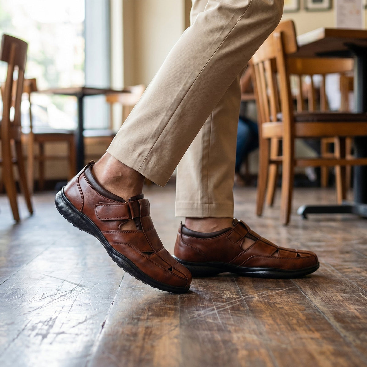 Men's Roman Sandals  - WF6255 Brown